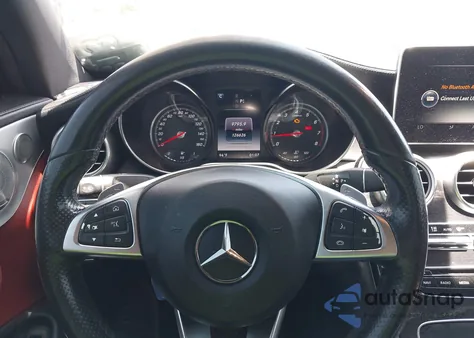 2017 Mercedes-Benz C 300 from USA, damaged, VIN WDDWJ4JB7HF335978